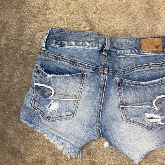 American Eagle cut off denim shorts-Mid-size 00 - Picture 7 of 9